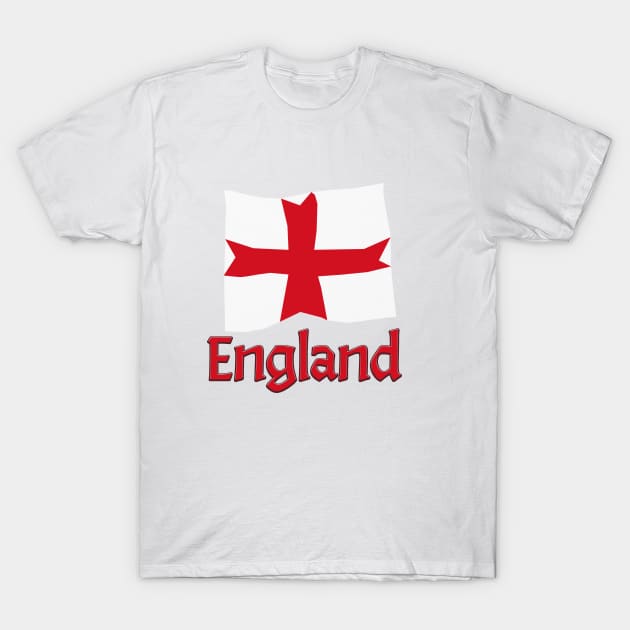 England T-Shirt by nickemporium1